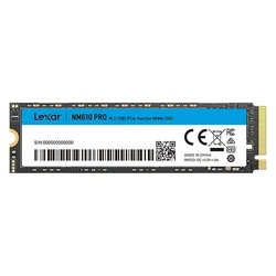 SSD M.2 Lexar NM610 PRO 1TB NVMe PCIe Gen 3 - LNM610P001T-RNNNU