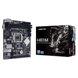 Placa Madre Biostar H61MHV3 DDR3 Socket LGA 1155 Chipset Intel H61 Micro ATX