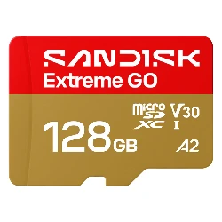 Tarjeta de Memoria Micro SD SanDisk Extreme GO 128GB 240Mbs - SDSQXGN-128G-GN6MN