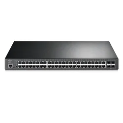Hub Switch TP-Link TL-SG3452P 52 Puertos Gigabit 48POE+4SFP 1000Mbps - Gris