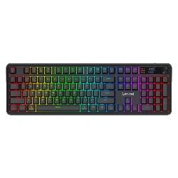 Teclado Gamer Redragon Volcano Pro K526-PRO-SP RGB Inalámbrico -Negro
