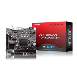 Placa Madre Arktek AK-B75M EL DDR3 Socket  LGA1155 Chipset B75 Micro ATX