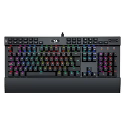 Teclado Gamer Redragon Yama K550RGB-1-SP/K550-1-SP RGB - Negro