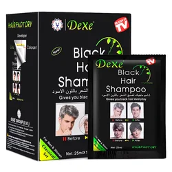 Shampoo Escurecedor Dexe Black Hair Color 250ml