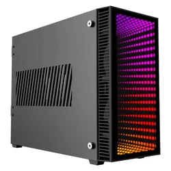 Gabinete Gamer Gamemax Abyss ITX  ARGB - Negro