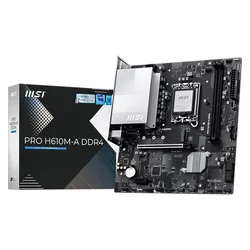 Placa Madre MSI Pro H610M-A DDR4 Socket LGA 1700 Chipset Intel H610 Micro ATX