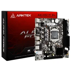 Placa Madre Arktek AK-H61M EL DDR3 Socket LGA 1155 Chipset H61 Micro ATX
