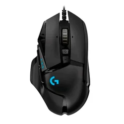 Mouse Gamer Logitech G502 Hero Con Cable 25600 DPI - Negro 910-005550/5469