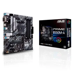 Placa Madre Asus Prime B550-A  Socket AM4 Chipset AMD B550 DDR4 Micro ATX
