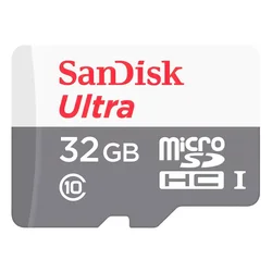 Tarjeta de Memoria Micro SD Sandisk Ultra 32GB 100MBs -SDSQUNR-032G-GN3MA