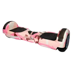 Scooter Eléctrico Interbras 6.5'' Bluetooth LED + Bolso - Rosa Camuflado