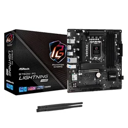Placa Madre Asrock B760M PG Lightning WiFi DDR5 Socket LGA 1700 Chipset Intel B760 Micro ATX