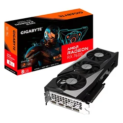 Placa de Video Gigabyte AMD Radeon RX-7600 Gaming OC 8GB GDDR6 - GV-R76GAMING OC-8GD