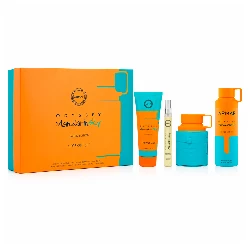 Kit Armaf Odyssey Mandarin Sky Perfume Eau de Parfum Masculino 100ml + Shower Gel + Desodorante + Shampoo