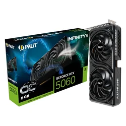 Placa de Video Palit Infinity 2 OC NVIDIA GeForce RTX-5060 8GB GDDR7 - NE75060V19P1-GB2063L