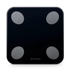 Balanza Digital Yunmai Mini Bioimpedância con App - Negro