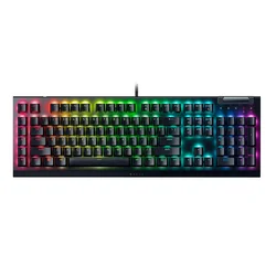 Teclado Razer Blackwidow V4 X RZ03-04701900-R3U1 RGB Switch Yellow Inglés - Negro