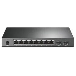 Hub Switch Tp-link TL-SG2210P T1500G-10PS 8 Puertos Gigabit  - Gris