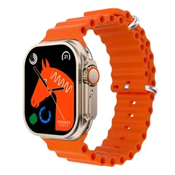 Smartwatch 4Life S8 Ultra Max Parlante Titanio 49mm - Naranja