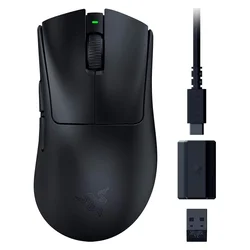 Mouse Gamer Razer DeathAdder V3 HyperSpeed RZ01-05140100-R3U1 26000 DPI Inalámbrico - Negro