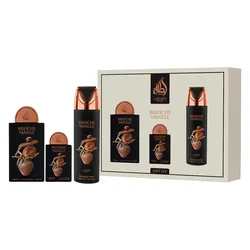 Kit Lattafa Pride Brioche Vanille Gift Set Eau de Parfum Unisex - 3 Unidades