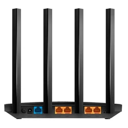 Router TP-Link Archer C6 Wi-Fi Dual Band AC1300 5 GHz 867 Mbps - Negro