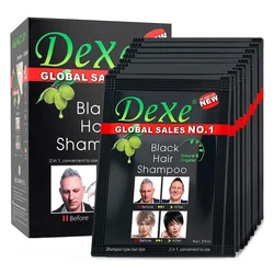 Shampoo Escurecedor Dexe Black Hair Color Olive Oil 250ml