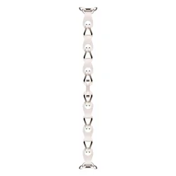 Pulsera Xiaomi Chain Strap BHR7313GL para Smart Band 8 - Blanco