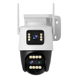 Cámara de Seguridad Satellite A-CAM8012D 9MP WiFi - Blanco
