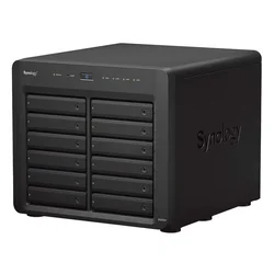 Servidor NAS DiskStation Synology DS2422+ DDR4 AMD Ryzen V1500B 12 Baias - Negro