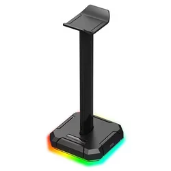 Soporte Headset Gamer Redragon Scepter Pro RGB - Negro