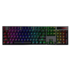 Teclado Gamer Dharma Pro K556RGB-PRO RGB Switch Red - Negro