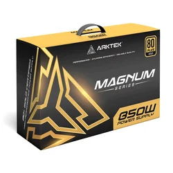 Fuente Arktek AK-ATX850WG ATX 850W 80 Plus Gold PFC Ativo Full Modular Bivolt - Negro