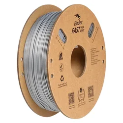 Filamento Creality Ender-Fast-PLA 1Kg 1.75mm para Impresora 3D - Plateado