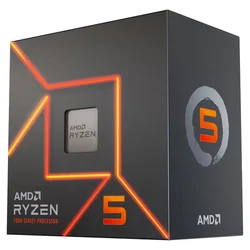 Procesador AMD Ryzen 5 7600 Socket AM5 6 Core 12 Threads 3.8GHz y 5.1GHz Turbo Cache 38MB