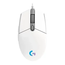 Mouse Gamer Logitech G203 Lightsync 910-005794 8000 DPI USB RGB - Blanco