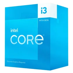 Procesador Intel Core i3-14100F Socket LGA 1700 4 Core 8 Threads 3.5GHz y 4.7GHz Turbo Cache 12MB